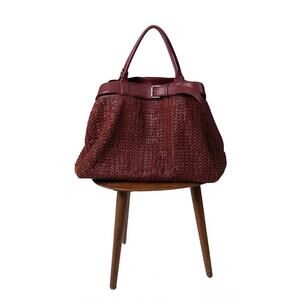 NEW NONCHALANT LABEL women's milo tote bag in bordeaux